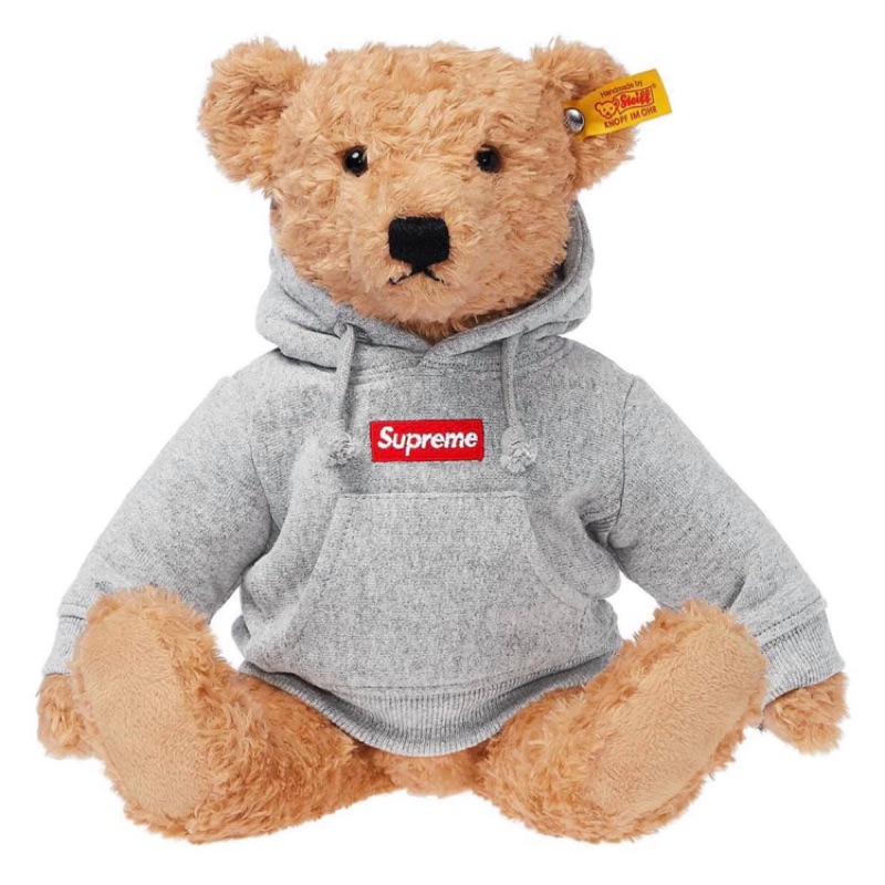 現貨在台 SUPREME Steiff Bear 泰迪熊 熊 娃娃 公仔 潮牌小熊 2018FW box logo 帽T
