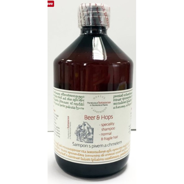 現貨】只有一罐/捷克代購/菠丹妮botanicus 啤酒花洗髮精500ML PE瓶