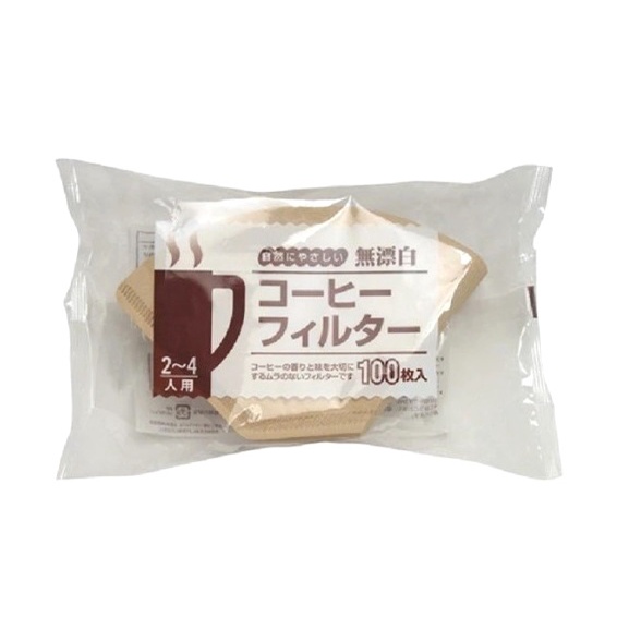 日本 KANAE 102 平口 扇形 無漂白 咖啡濾紙☕咖啡雜貨 OOOH COFFEE