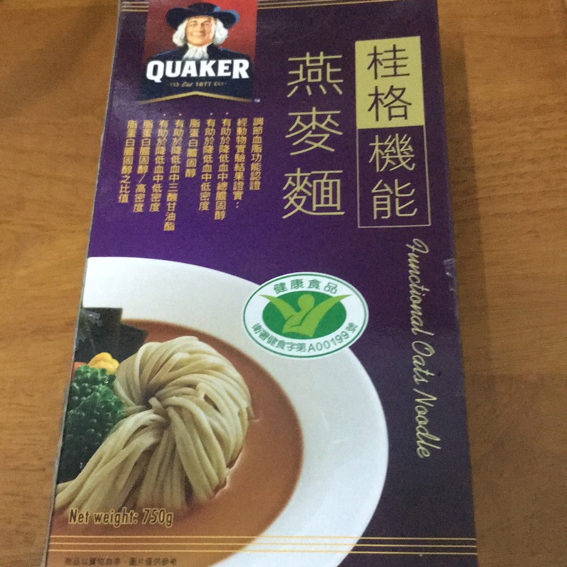 桂格機能燕麥麵 全新商品