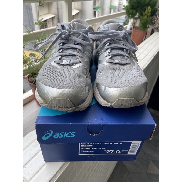 Asics Kayano 26 Platinum US9 27cm