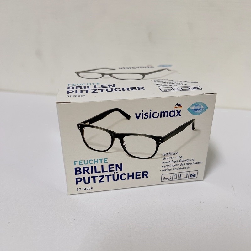 現貨✅德國dm visiomax 手機螢幕 眼鏡鏡片 相機鏡頭 液晶螢幕 眼鏡清潔布 拋棄式眼鏡布 52入