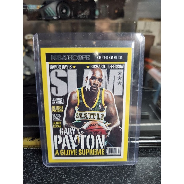Panini Hoops Slam NBA 雜誌卡 手套佩頓 Gary Payton Glove