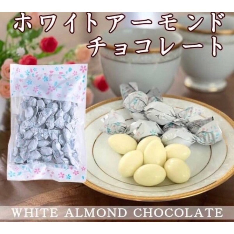 日本北海道杏仁白巧克力