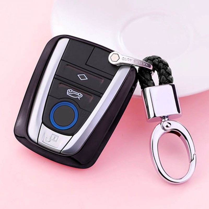 寶馬I3 I8系列新TPU汽車鑰匙扣保護套保護殼裝飾汽車鑰匙扣