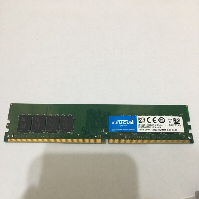 美光 DDR4 2133 16GB 記憶體