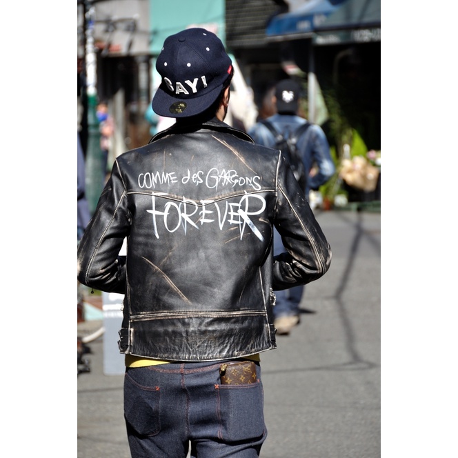 青山限定 Comme des Garcons × Lewis Leathers CDG Forever 川久保玲 聯名款