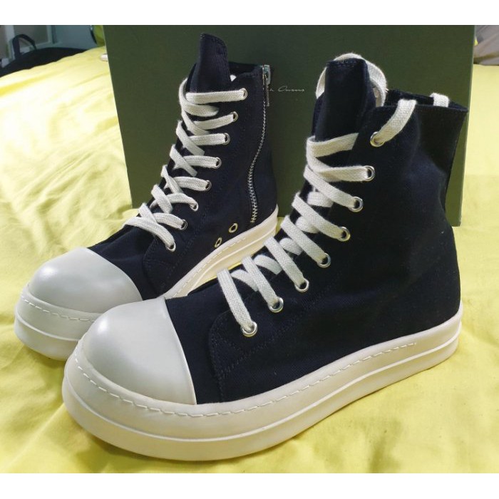 Tino Homme 台灣現貨秒發特價商品現貨出清2021春夏新款歐美潮牌rick Owens Ro Ds高統帆布 蝦皮購物