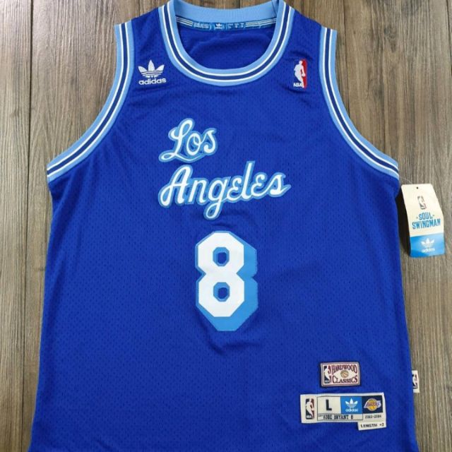 NBA湖人lakers kobe Bryant 復古 草寫藍 球衣 青年版YL