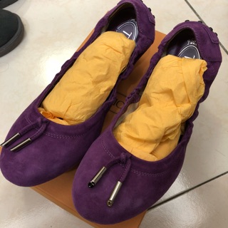 TOD’s 紫色 芭蕾舞鞋 豆豆鞋 娃娃鞋 懶人鞋 保證正品