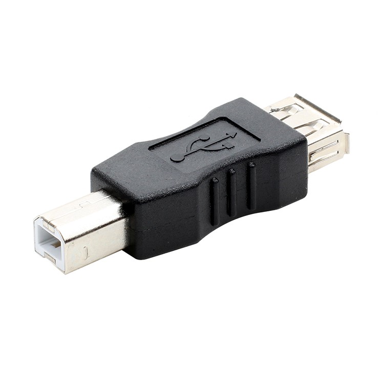 usb打印機轉換頭USB母轉方口公轉接頭 A母對B公連接頭 USB母轉B公