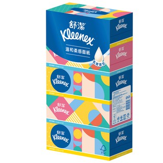 ✨10倍蝦幣📦舒潔 溫和柔感盒裝面紙 (180抽x5盒x10串/箱) #丹丹批發網