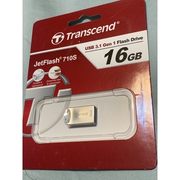 創見Transcend JetFlash 710S USB 3.1 Gen1 16GB 隨身碟