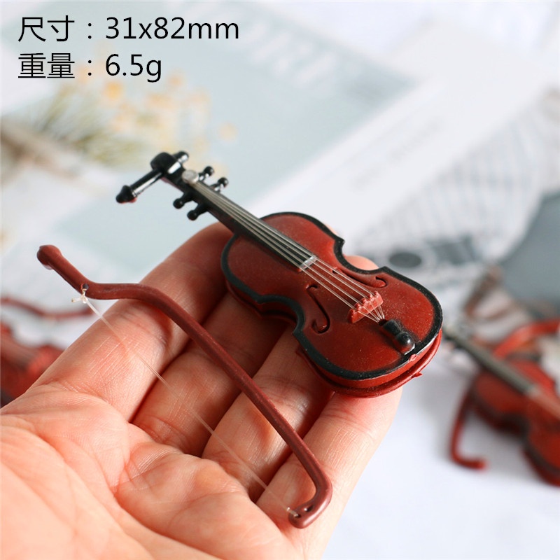 🪴ʜɪ ʙᴏᴏᴍ ʙᴏᴏᴍ🪴 🎻精緻小提琴🎻 袖珍迷你屋擺飾 微縮 小物 盒玩 家具 扭蛋 食玩 盲盒 收藏 盲包 可愛