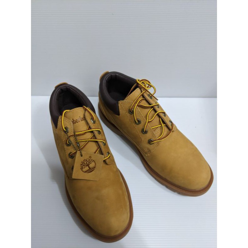 『BAN'S SHOP』Timberland 經典款 黃褐色短靴 全真皮 日本購回 保證真品 EU42/UK8 全新