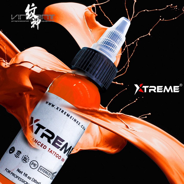 XTREME專業紋身色料 1oz( 橘色系列)
