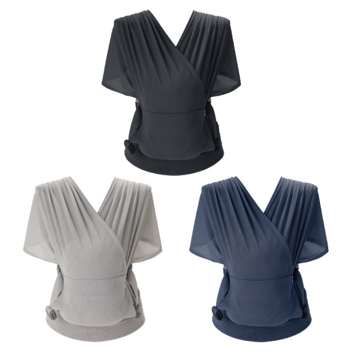 韓國 Pognae Step One Air 抗UV包覆式新生兒揹巾(3色可選)【贈紗布方巾】【麗兒采家】