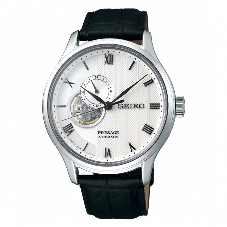 SEIKO 精工 PRESAGE 男 24小時顯示機械腕錶(SSA379J1) 41.8mm  SK008