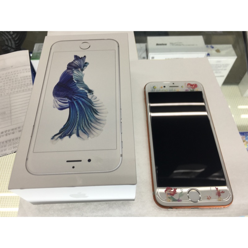 秒殺賣出2手iphone6s/64g銀色全機包膜手機盒裝完整如新