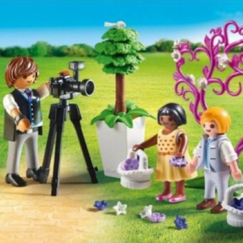 2017 Playmobil 9230-Photographer with children 攝影師與花童 婚禮