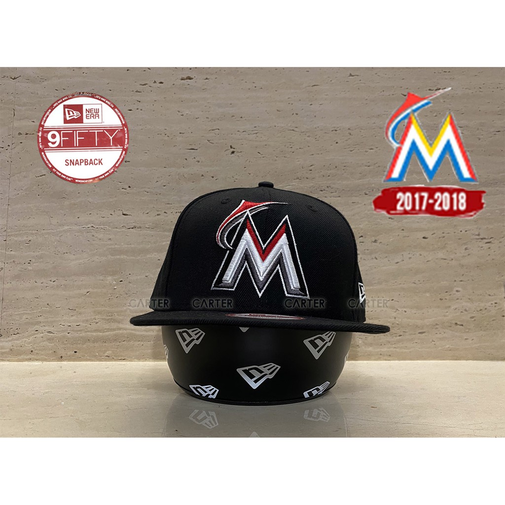 特價 New Era x MLB Miami Marlins 9Fifty Snapback 舊式邁阿密馬林魚隊後扣帽