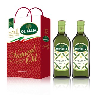Olitalia 奧利塔精緻橄欖油禮盒組(1000mlx2瓶) 臺灣銷售第1