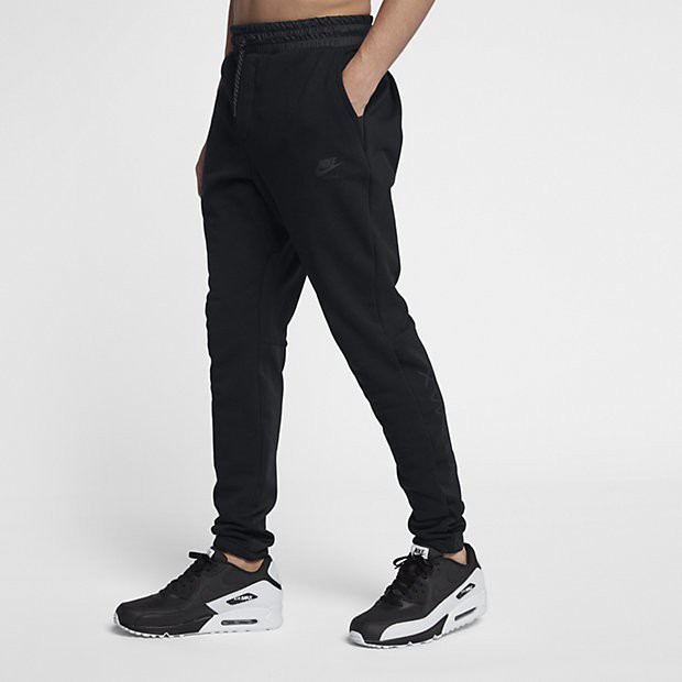 全新Nike Nsw JOGGER Air Max 縮口綿褲 黑色色 束口褲 運動長褲 休閒長褲 勾勾 -L size
