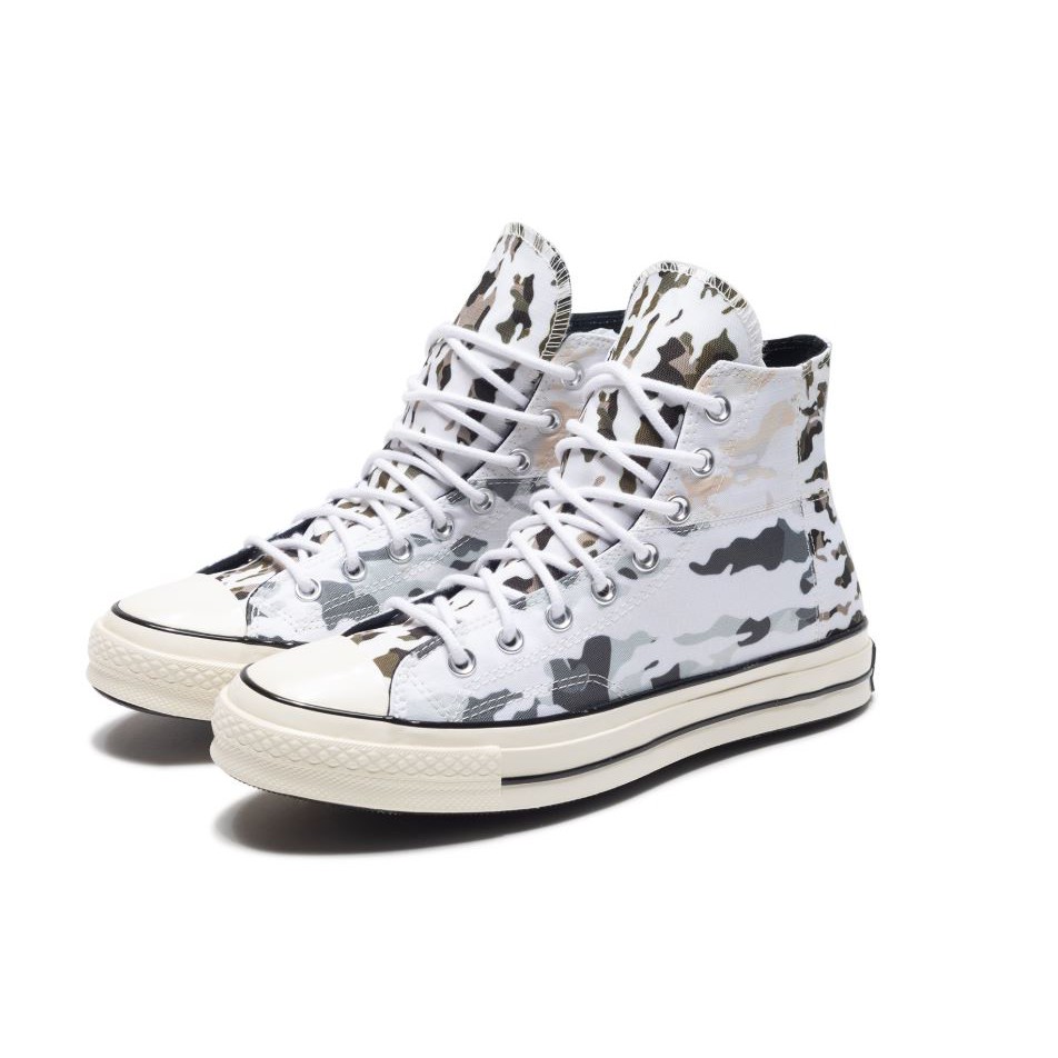 CONVERSE-BLOCK CAMO CHUCK 70 男女款白色迷彩高筒鞋-NO.165913C