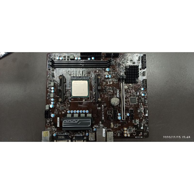 微星 MSI B350M PRO-VD PLUS + A8-9600 半套 CPU 主機板