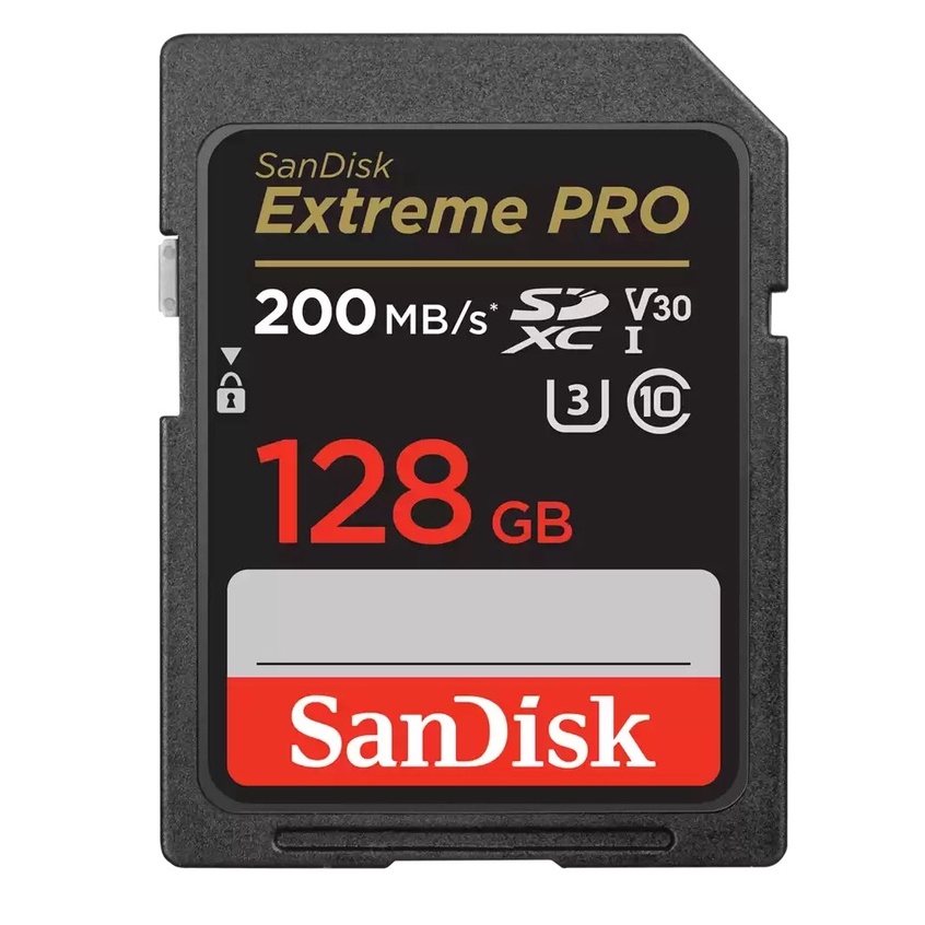 【相機卡】新版"200MB" SANDISK EXTREME PRO 128G 記憶卡(C10/U3/V30)