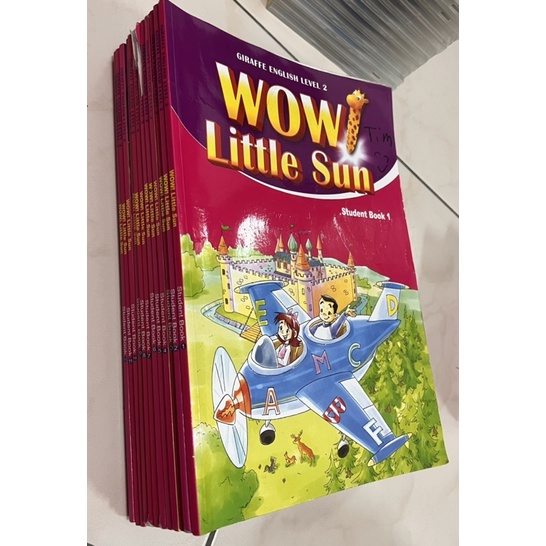 長頸鹿美語 Giraffe English🦒Level 2 - WOW Little Sun (課本+CD)