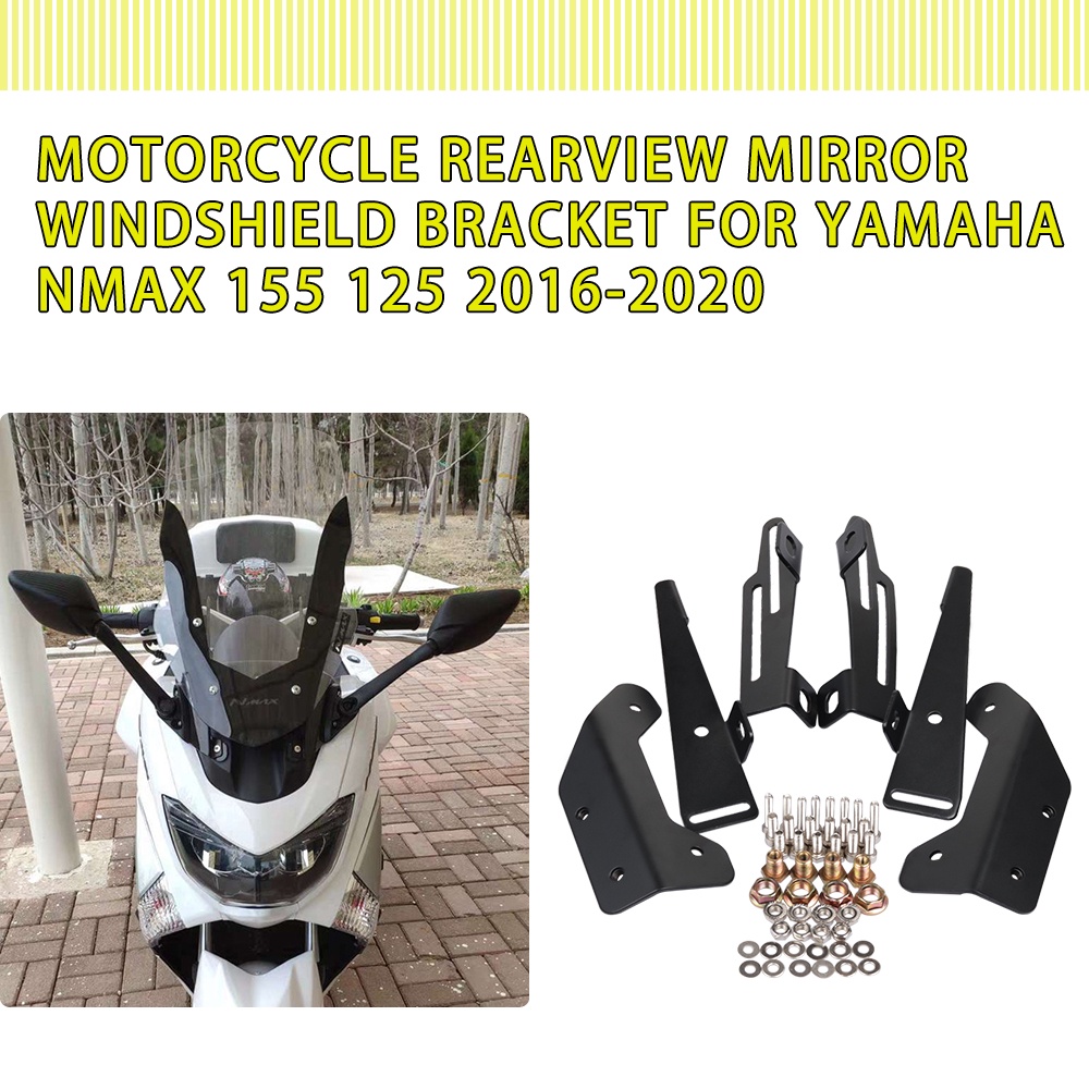 適用於 YAMAHA  雅馬哈NMAX155  NMAX125  NMAX150  2015-2019 改裝前移後照鏡支