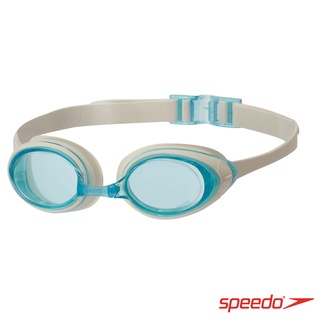 【線上體育】SPEEDO成人運動泳鏡 Cyclone 3 白/藍-SD812272D665