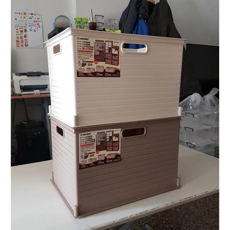 小毛收納『聯府UT38山本深型收納盒23L』含稅開發票 塑膠盒 整理盒 置物盒 分類盒 KEYWAY