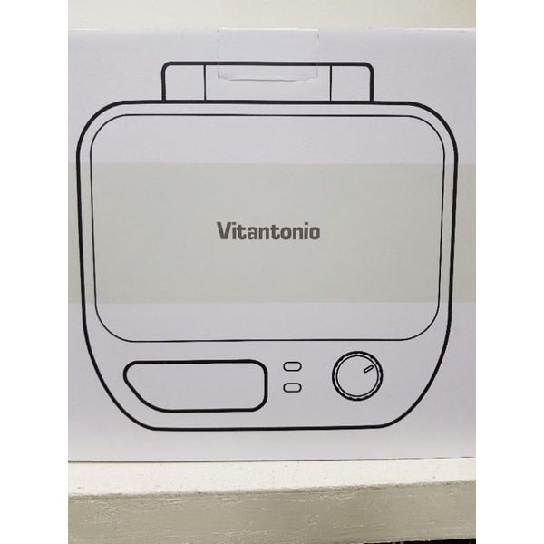 😊台灣特力公司貨小V鬆餅機送點心鏟子+VBL5BMK果汁機Vitantonio VWH-500B-W白色發票