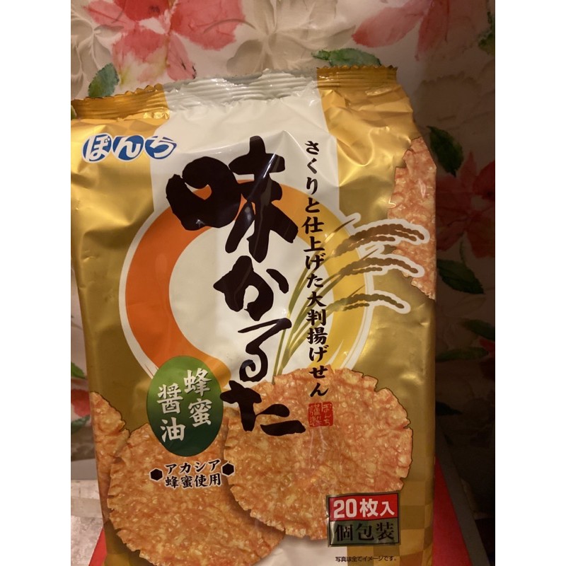 日本即期蜂蜜味付煎餅