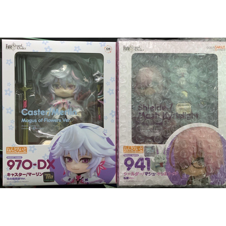 【現貨】FGO FATE 黏土人 970-DX 梅林 花之魔術師Ver. WF2018  限定 941 瑪修 便服私服