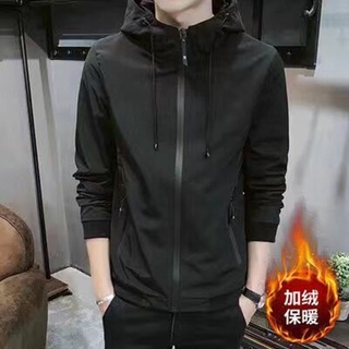秋冬春男士刷毛外套 學生帥氣大尺碼休閒衣服男裝夾克男潮流韓版上衣