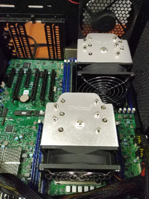 Litide Intel  LGA3647 Narrow Square  Xeon  4U散熱器220W 5熱管 6熱管
