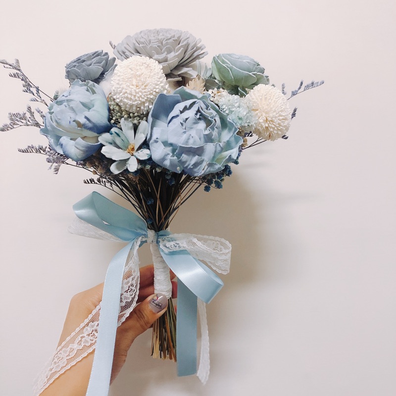 Dream乾燥花小捧花乾燥花束乾燥小花束不凋花束 畢業花束 質感花束婚禮花束禮物 蝦皮購物