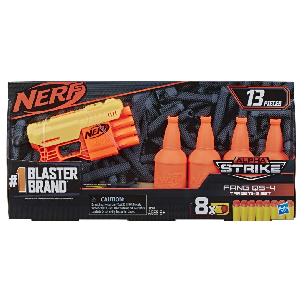 聚聚玩具【正版】NERF 樂活打擊 阿爾法系列 毒牙偷襲者(標靶組)玩具槍