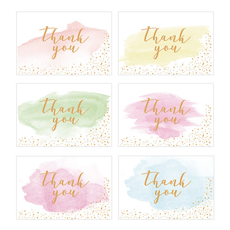 燙金謝謝賀卡thank You 賀卡感謝卡ins風賀卡感恩節賀卡留言卡祝福卡 蝦皮購物