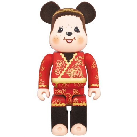 [拆檢品]BE@RBRICK 庫柏力克 積木熊 Monchhichi 蒙奇奇孫悟空 400%