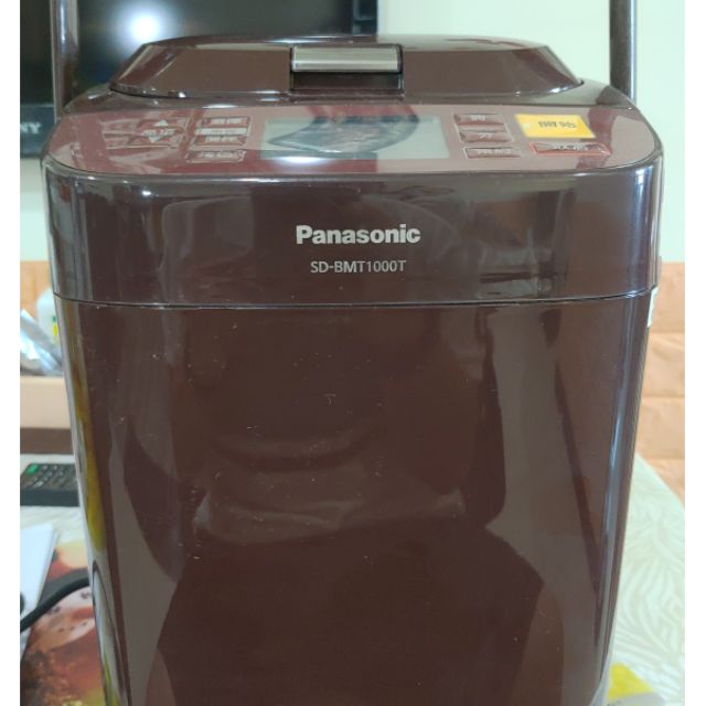 二手美品-Panasonic國際牌全自動變頻製麵包機(SD-BMT1000T)
+電動麵包刀