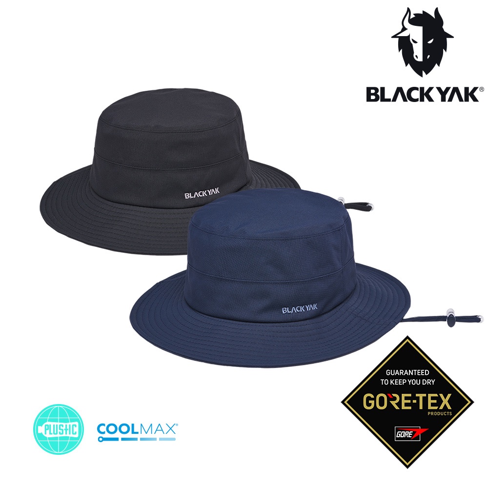 【BLACKYAK】YAK GTX防水圓盤帽 (海軍藍/黑色)-GORE TEX 防水帽 遮陽 登山帽 BYAB2NAH