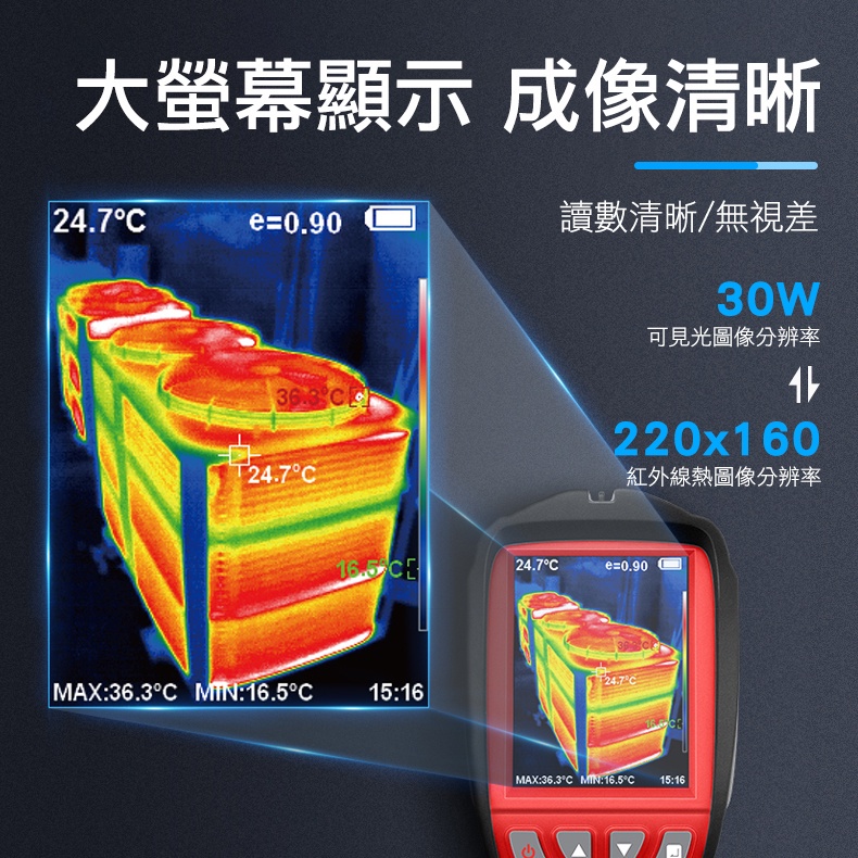 工業生產 溫度監控 紅外線溫度攝影機 溫度量測儀器 紅外線溫度計 熱影像 MET-FLTG450+2 紅外線測溫儀