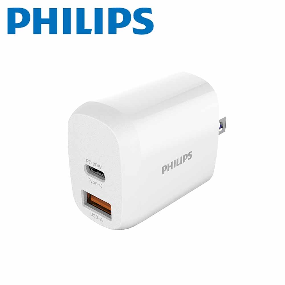 *PHILIPS 飛利浦 DLP4326C 20W typeC/USB PD充電器-富廉網