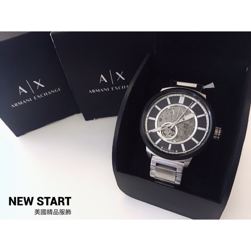 【New START精品服飾-員林】Armani exchange AX 機械表 大錶徑 鋼錶 手錶