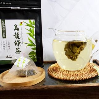 杉林溪高山茶烏龍綠茶立體茶包(2gx20包-共40g)-無烘焙│無發酵【龍源茶品】│SGS最高檢驗無農藥.ND│綠茶茶包