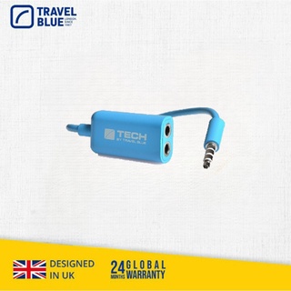 【Travel Blue 藍旅】Dual Music 雙孔音樂分享器 旅行配件(全球保固24個月)